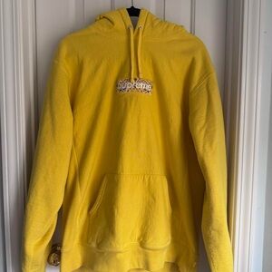 Supreme Bright Yellow Hoodie